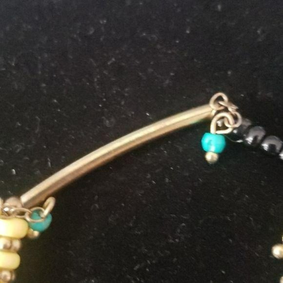 Bracelet Type Nepal Beads Stones Metal Thread - Picture 6 of 6